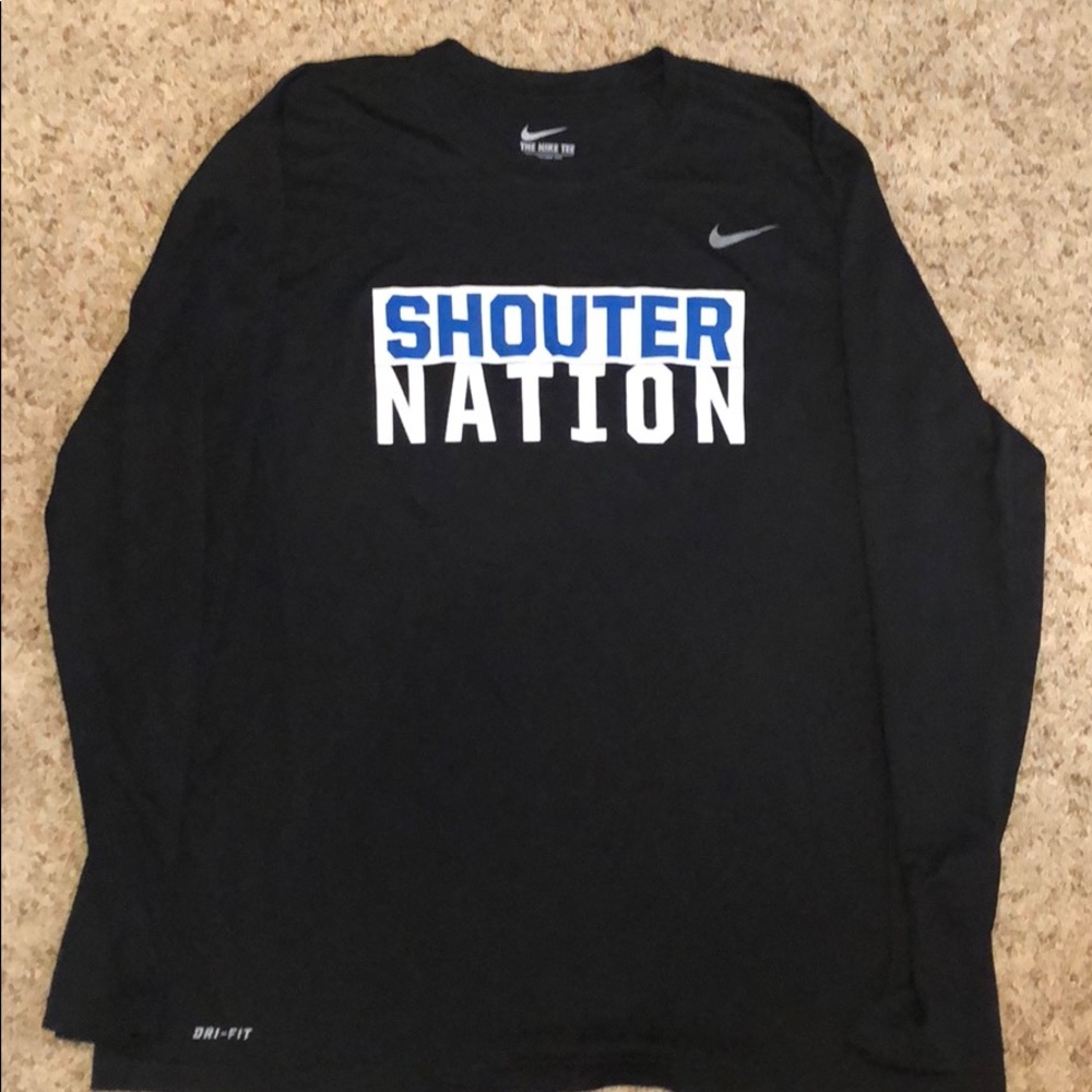 Nike Dri-Fit LS shirt. Shouter Nation